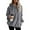 darkgray, variant on Avamo Fluffy Fleece Long Sleeve Pullover Hooded Sweatshirt (Women's), Sizes S-5XL