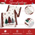 thumbnail image 5 of Christmas Table Runner - Xmas Tree Snowflakes Pine Needles Winter Holiday Decorative Farmhouse Table Decorations for Kitchen Dinning, Indoor Outdoor Dinner Party Decor 13x72 Inch, 5 of 6