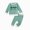 Light Green, variant on HFHAPW Baby Toddler Boy Girl Fall Winter Clothes Embroidery Stripe Pullover Pants Sets Infant Long Sleeve Sweatshirt Outfits 0 6 12 18 Months 2T 3T 4T 5T 6T 7T 8T 9T(Light Green,3-6 M)