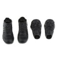 thumbnail image 1 of 1/6 Male Action Figures Boots Durable Hiking Boots Desert Boots for 12 Inch HT, PH, Doll - black, 4.9cm, 1 of 8
