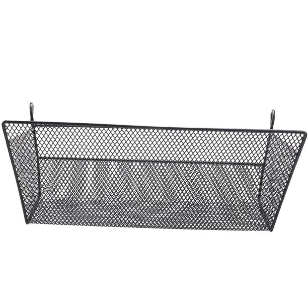 Cestas de estantes, mesa de oficina Dormitorio Mesita de noche Suministros de almacenamiento colgantes Estantes de esquina de escritorio Cesta