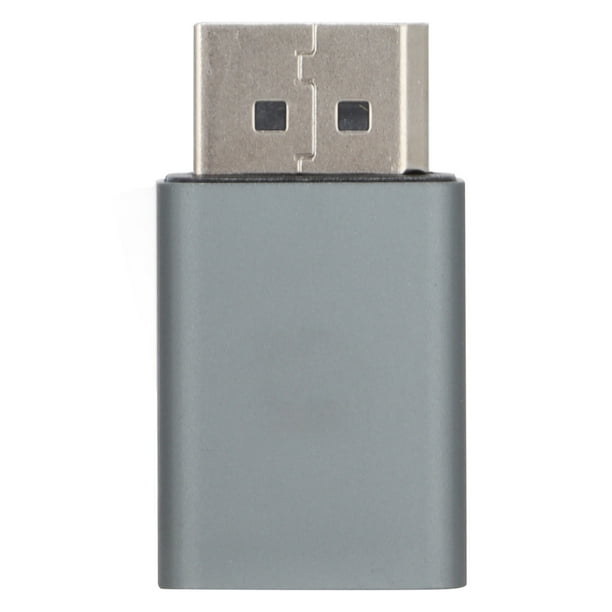 Adaptador DisplayPort Aleación de Aluminio DisplayPort Macho a Mini DP Hembra Adaptador para Transmisión de Video