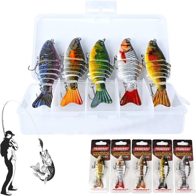 Probero Equipo de pesca – anzuelo de natación biónico, anzuelo de natación probero biónico, señuelos de pesca proberos, anzuelo de pesca probero biónico, señuelos de pesca probero biónicos para agua