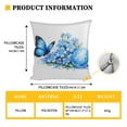 thumbnail image 2 of Djunllk Easter Pillow Covers 17x17, Spring Cozy & Breathable Holiday Home Farmhouses Decorative Pillowcases, 2 of 5