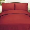 thumbnail image 5 of Plazatex Embossed Dobby Stripe 90GSM Microfiber Sheet Set - King 78x80", Chocolate, 5 of 5
