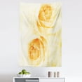 thumbnail image 1 of Abstract Tapestry, Rose Flower in Watercolor Effect Romantic Girly Classic Style Design Print, Fabric Wall Hanging Decor for Bedroom Living Room Dorm, 5 Sizes, Yellow and Beige, by Ambesonne, 1 of 1