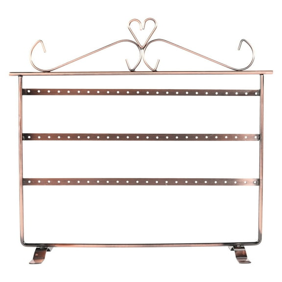 Masteelf  Necklace Display Stand Rose Gold Earring Organizer Jewelry Rack Holder Showcase