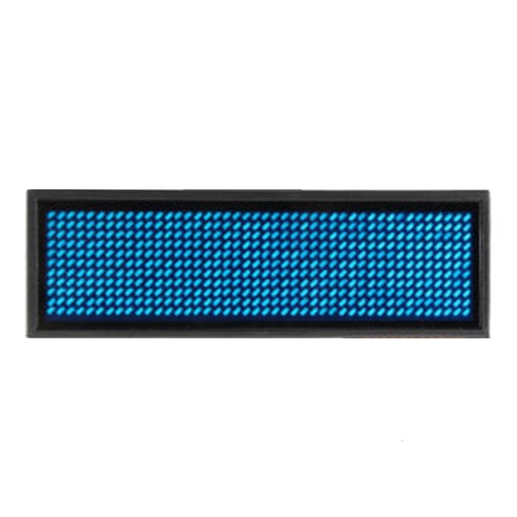 Lerpwige Programmable Scrolling Message Board LED Display Languages Mini Name Tag