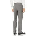 thumbnail image 3 of Men’s Haggar® Premium Comfort Expandable-Waist Classic-Fit Stretch Flat-Front Dress Pants Color: Medium Gray Size: 40X32, 3 of 4