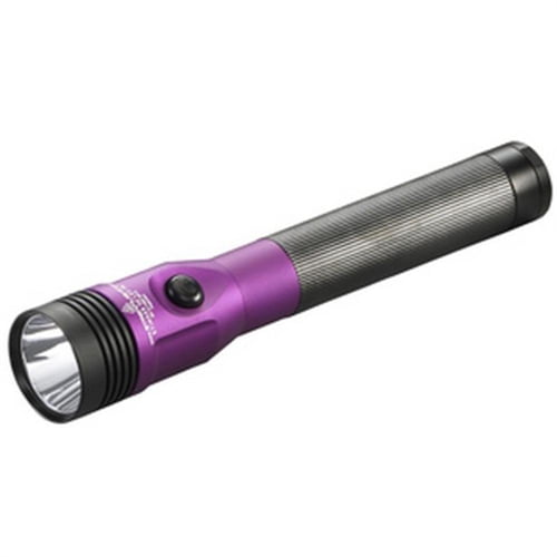 Stinger LED Rechargeable Flashlight with AC/DC PiggyBack Charger Lime Green Ano 