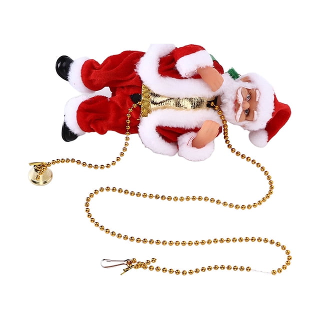Adornos navideños, Papá Noel trepador, Papá Noel trepador, colgante para árbol de Navidad, valor inmejorable