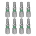 thumbnail image 1 of Uds T25 Torx Hexagonal Destornillador 1/4" Hexagonal Vástago 1" Longitud S2 Acero Magnético Potencia Perforadora Brocas, 1 of 6