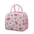 thumbnail image 1 of Sac à Lunch Mignon pour Amateurs de Fraises Design Fruits et Fleurs Kawaii Sac Isotherme Réutilisable, 1 of 6