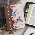 thumbnail image 6 of HELLHERO Hummingbird Cherry Blossom Pattern Bible Carrying Case for Christian Prayer Church, Protective Bible Book Carry Bag PU Leather Waterproof Bible Cover, 6 of 12