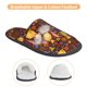 thumbnail image 3 of Fotbe colorful fox Pantuflas Peludas para Mujer con Estampado, Zapatillas de Peluche, Zapatos de Invierno para Casa, Uso Interior y Exterior-Large, 3 of 8