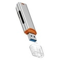 thumbnail image 1 of BELOVING USB 3.0 Card Reader Alloy Professional Multifunctional Dual Card Slot Design Silver, 1 of 9