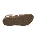 thumbnail image 4 of Sandalias ortopédicas Athlefit Arch Support para mujer, piel marrón, 4 of 6