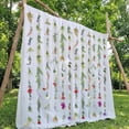 thumbnail image 4 of 12 Pcs 70.8 ft Artificial Wildflower Vine Garland Hanging Silk Floral Backdrop for Wedding Home Garden Wall Arch Decor, 4 of 6