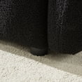 thumbnail image 5 of 3 Seater + 3 Seater Combo Sofa Modern Living Room Sofa, Teddy Sofa, Wooden Frame, 6 Cushions, Apartment Sofa Furniture (Black), 5 of 11