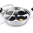 thumbnail image 1 of Eggssentials Poached Egg Maker Acero Inoxidable Egg Poacher 4 Tazas, 1 of 2
