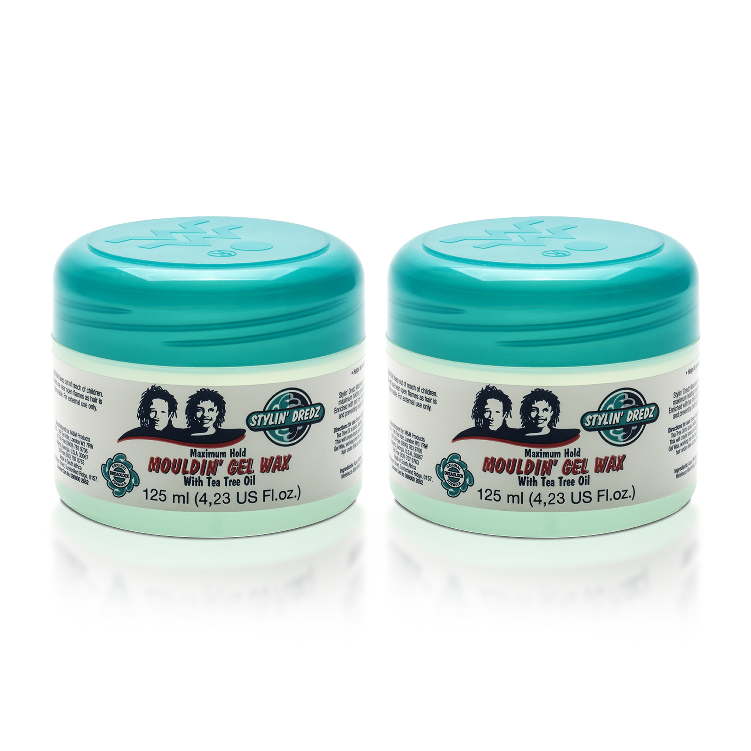 Stylin' Dredz Moulding Gel Wax with Tea Tree Oil Hair Care 125 ml Pack