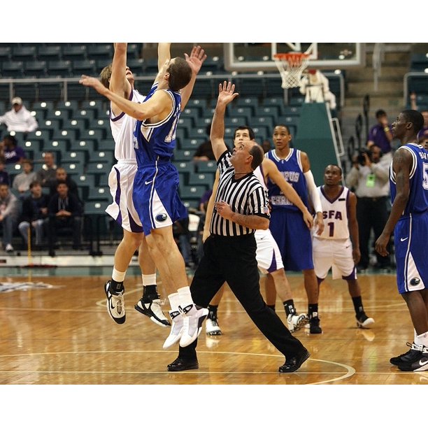 Basketball Action Jump Ball Sport Players Referee20 Inch By 30 Inch