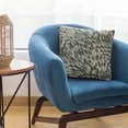 thumbnail image 6 of Plutus Brands Green, Black Bird Feather Animal Luxury Throw Pillow-Size:26" x 26", 6 of 9