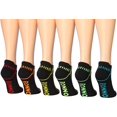 thumbnail image 4 of RONNOX Men's 12-Pairs Low Cut Running & Athletic Performance Tab Socks MRLT17-AB-SM, 4 of 8