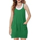 thumbnail image 1 of Odeerbi Niñas Verano Sundress Tenis Correa Vestido Sin Mangas Vestido Romper Con Bolsillos, 1 of 4