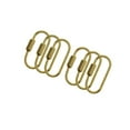 thumbnail image 1 of serony 2/6Piece Brass Screw Lock Key Chain Ring Creative Craft Hanging Ring 6Pieces, 1 of 9