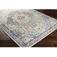 thumbnail image 2 of Livabliss Outdoor Rugs, 5x7 Huntington Beach Traditional Navy Area Rug for Patio, Porch, Deck, Backyard, Waterproof Indoor Outdoor Carpet (5'3" x 7'), 2 of 7