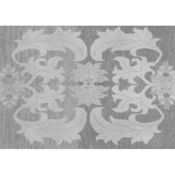 Ahgly Company Indoor Rectangle Oriental Gray Modern Area Rugs, 4' x 6'