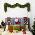thumbnail image 3 of Guvpev 9FT Christmas Cedar Garland, Green Artificial Greenery Garland Indoor/Outdoor Christmas Ornaments, Faux Winter Pine Garlands for Mantle, Table, TV Stand, Wall, Stair, Porch, Xmas Decorations, 3 of 8