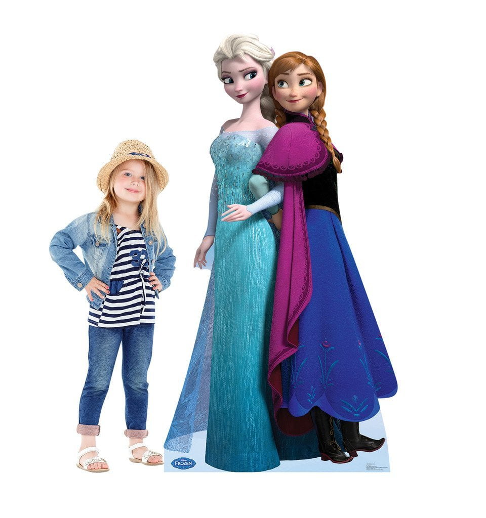 life size anna and elsa