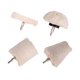 thumbnail image 1 of Almohadilla para pulir rueda de pulido herramienta de pulido accesorio de taladro resistente franela blanca para vidrio acero inoxidable madera, 1 of 8
