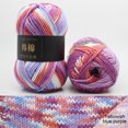 thumbnail image 2 of AYktou Cotton Yarn - Multicolor Rainbows Yarn,50 gram Skeins,26 Colors Available,7 Strands Of Combed Milk Cotton Crocheting Yarn for Knitting,Crochet,Weaving,Arts & Crafts - Fiesta, 2 of 6