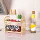 thumbnail image 4 of Estante de almacenamiento plegable de doble capa | Organizador de escritorio y baño para cosméticos, joyas y artículos de papelería | Estante de plástico con rejillas de ventilación | 7 colores |, 4 of 6