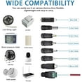 thumbnail image 2 of shiyou-Universal 12V 2A DC/AC Charger Power Supply Adapter, 24W Replacement Charger with 8 DC Tips Compatible with 12V 2A, 1.5A, 1A for Wireless Router, LED Strip Light, TV Box, Baby Monitor and More, 2 of 4