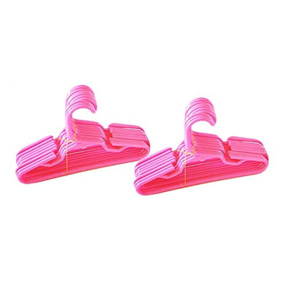 MyBrittany's 24 Pink Hangers Compatible with 18 Inch Girl Doll 18 Inch Doll Clothes Hangers