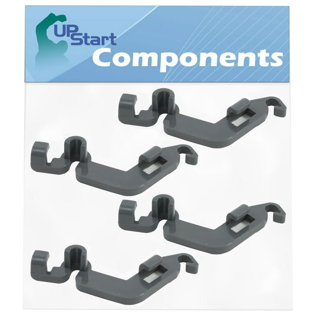 4 Pack W10082853 Dishwasher Tine Pivot Clip Replacement for Whirlpool