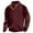 D168/Wine, variant on Afdoent Mens Sweatshirt Men's Autumn Winter Casual Fashion Sports Long Sleeve Stand Collar Button Sweatshirts Streetwear