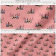 thumbnail image 2 of Soimoi Orange Cotton Cambric Fabric Tree & Forklift Truck Transport Print Sewing Fabric Yard 56 Inch Wide, 2 of 7
