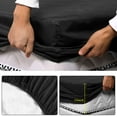 thumbnail image 6 of REGALWOVEN 15" Deep Pocket Fitted Sheet Microfiber Sheet, Queen Black, 6 of 7