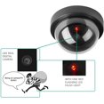 thumbnail image 5 of Cámaras ficticias, cámara domo CCTV de seguridad falsa con luz LED intermitente para tiendas comerciales, hogar, uso en interiores y exteriores (paquete de 4) JFHHH pequeña, 5 of 5