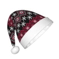 thumbnail image 2 of Naloa red Minimalist Snowflake Santa Hat for Kids Baby Christmas Hats,Girls Boys Toddler Plush Xmas Holiday Hat,Luxury Santa Claus Hat, 2 of 6