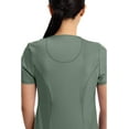 thumbnail image 3 of Infinity Cherokee Round Neck Nurse Scrub Tops for Women with 3 Pockets 360 Stretch & Wrinkle-Resistant 2624A, 3 of 9