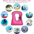 thumbnail image 3 of Inflatable Snorkel Diving Swimming Scuba Vest Jacket Life Jacket Vest  for Snorkeling Surfing Boating Swimming for Adult Youth Kids, 3 of 18