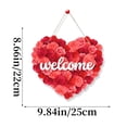 thumbnail image 4 of Valentine Day Decorations, Valentine's Day Heart Door Sign, Romantic, For Valentines Day Decorations Front Door Sign, Welcome Door Sign For Home, 1PC, 4 of 5