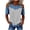 A01, variant on Womens Summer Tops Crew Neck Striped Loose Tees Cold Shoulder Denim Tops Stylish Casual Blouse