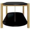 thumbnail image 6 of vidaXL Coffee Table Black 43.3"x18.9"x15.7" Engineered Wood, 6 of 6